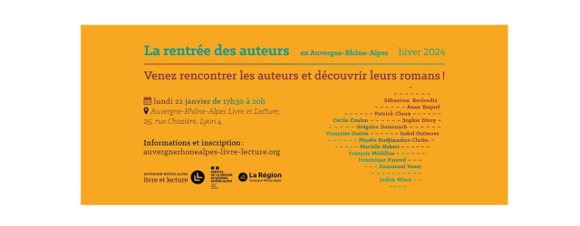 affiche avec texte de présentation de la soirée arall sur fond jaune