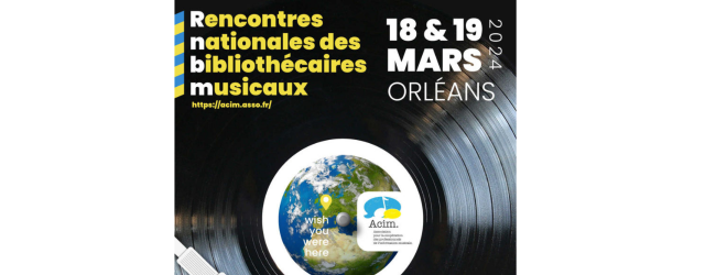 affiche représentant une moitié de vinyle et des informations sur la rencontre